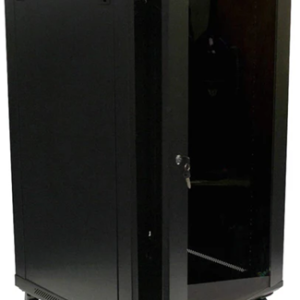 EU-EJS6622-GM - Eussonet 22U Floor Rack 600x600 Glass/Metal