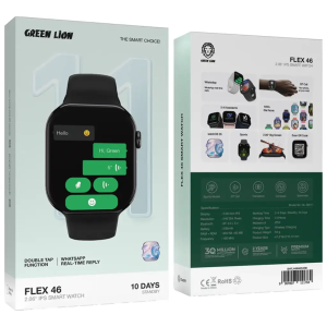 FLEX 46 - 2.06" Flexible Modern Smart Watch