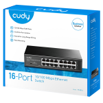 FS1016 - Cudy 16-Port 10/100Mbps Switch