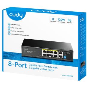 GS1010P - Cudy 8-Port Gigabit PoE Switch