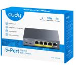 GS105P - Cudy 5-Port Gigabit PoE+ Switch