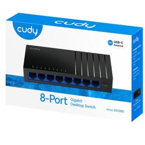 GS108D - Cudy 8-Port Gigabit Desktop Switch