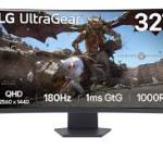 32GS60QC-B - 32" LG UltraGear 2K QHD Curved Gaming