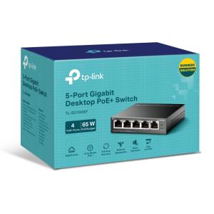 TL-SG1005P - Switch 5 Port Gigabit with 4-Port PoE+
