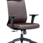 VL DZY-WA620 - High back Chair Brown PU Leather